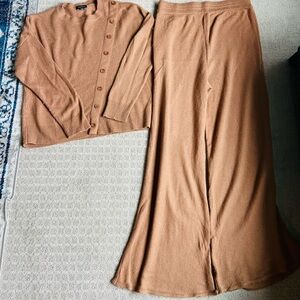 Summersalt cashmere blend loungewear set, size large